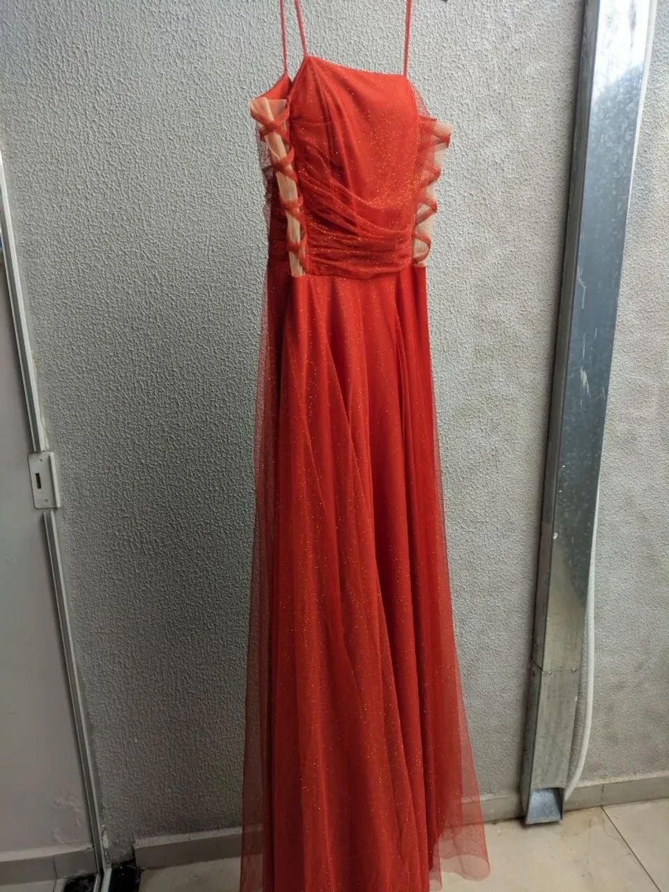 VESTIDO DE FESTA TERRACOTA  - Foto 4