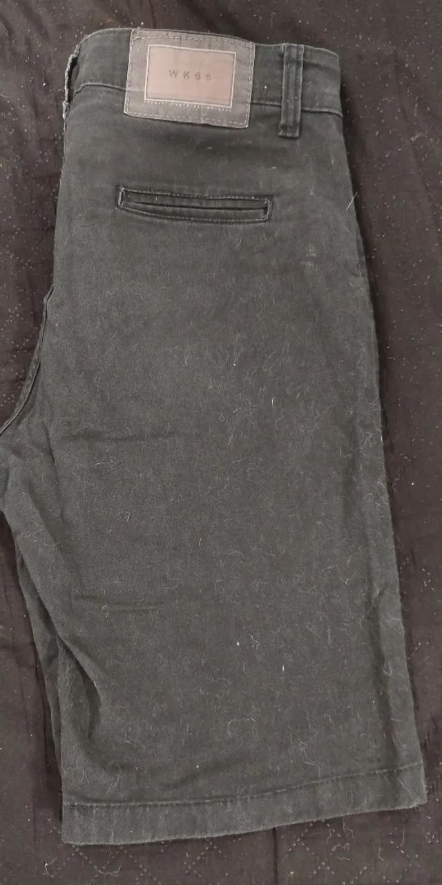 Bermuda Sarja Preta - Foto 2