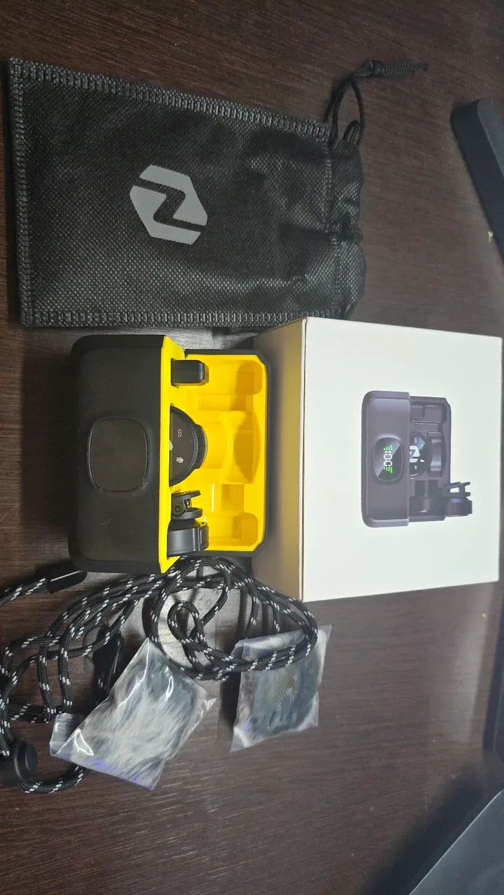 Microfone duplo redução de ruido sem fio Zcco J6