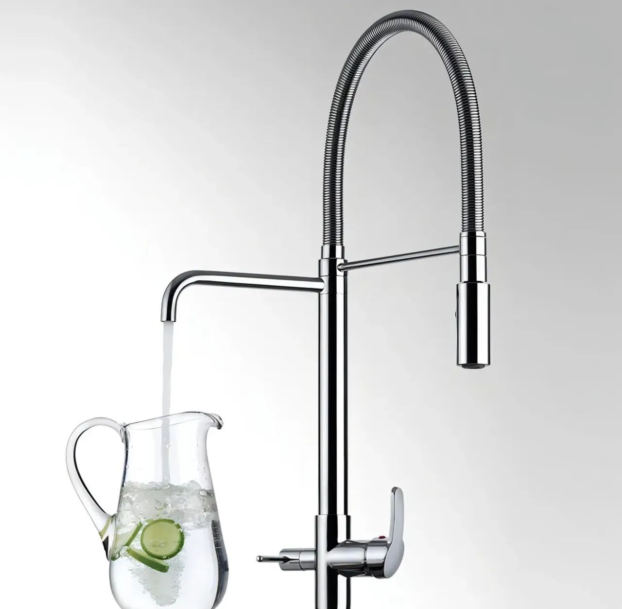 Torneira Misturador Monocomando de Cozinha e filtro Lorenzetti