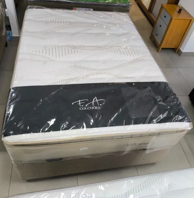 Conjunto Box de Casal King 1,93x2,03x30cm DIVIDIMOS EM ATÉ 10X SEM JUROS