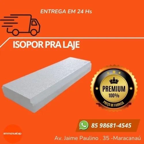 Isopor para laje - Entrega em 24 horas eps R$6,49 