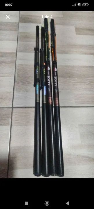 Varas de Pesca telescópica carbono  - Foto 3