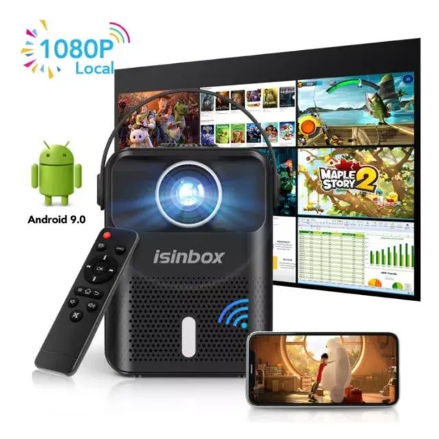 Projetor Insinbox X8 Mini Android 5g, Wifi - Foto 3