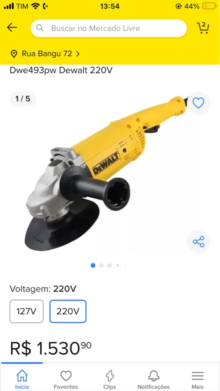 Lixadeira Dewalt 220V 2200W