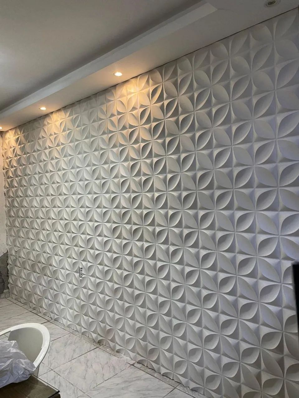 Placa de gesso 3D e instalação - Foto 5