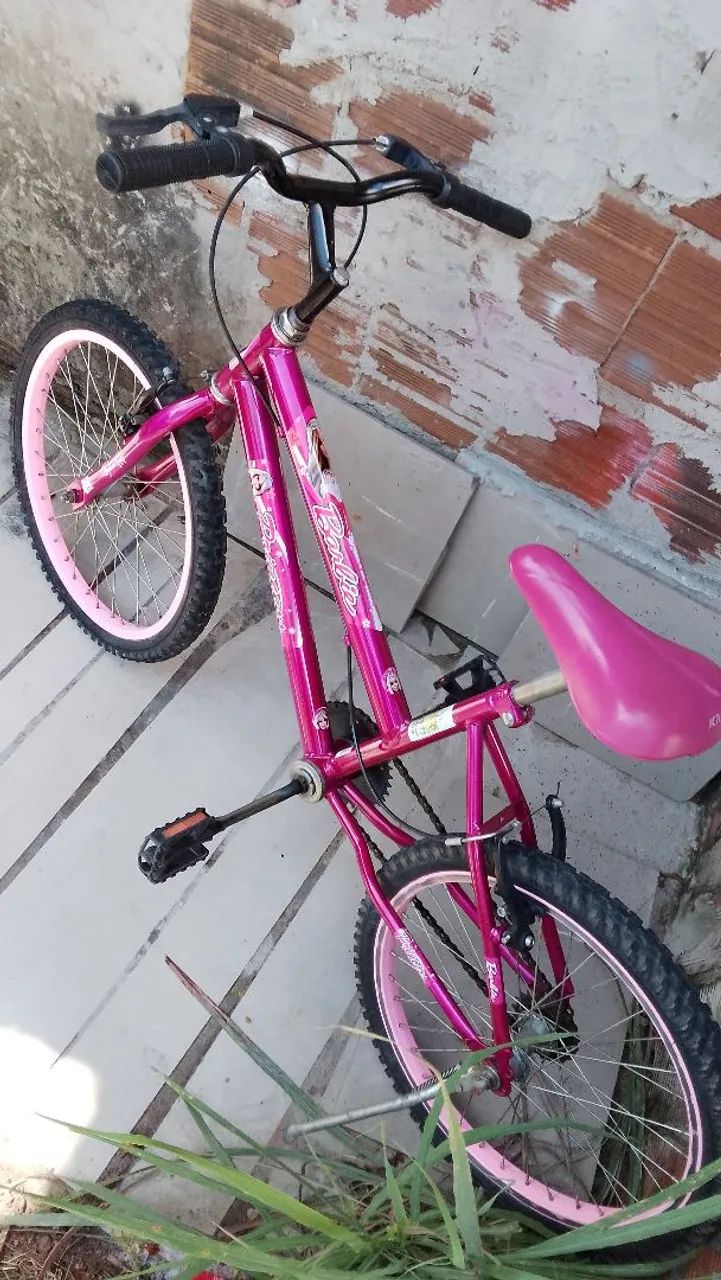 Bicicleta Infantil Barbie - Foto 5