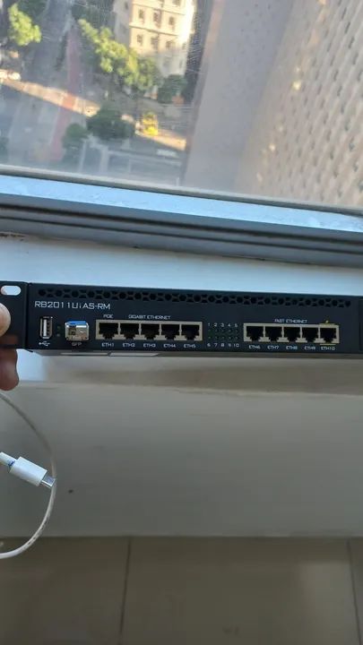 ROTEADOR   ROUTERBOARD MIKROTIK RB201 1UIAS-RM - Foto 4