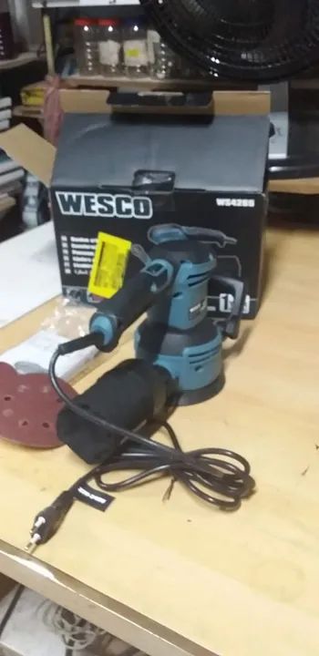 Lixadeira roto orbital wesco novo zero show leia 