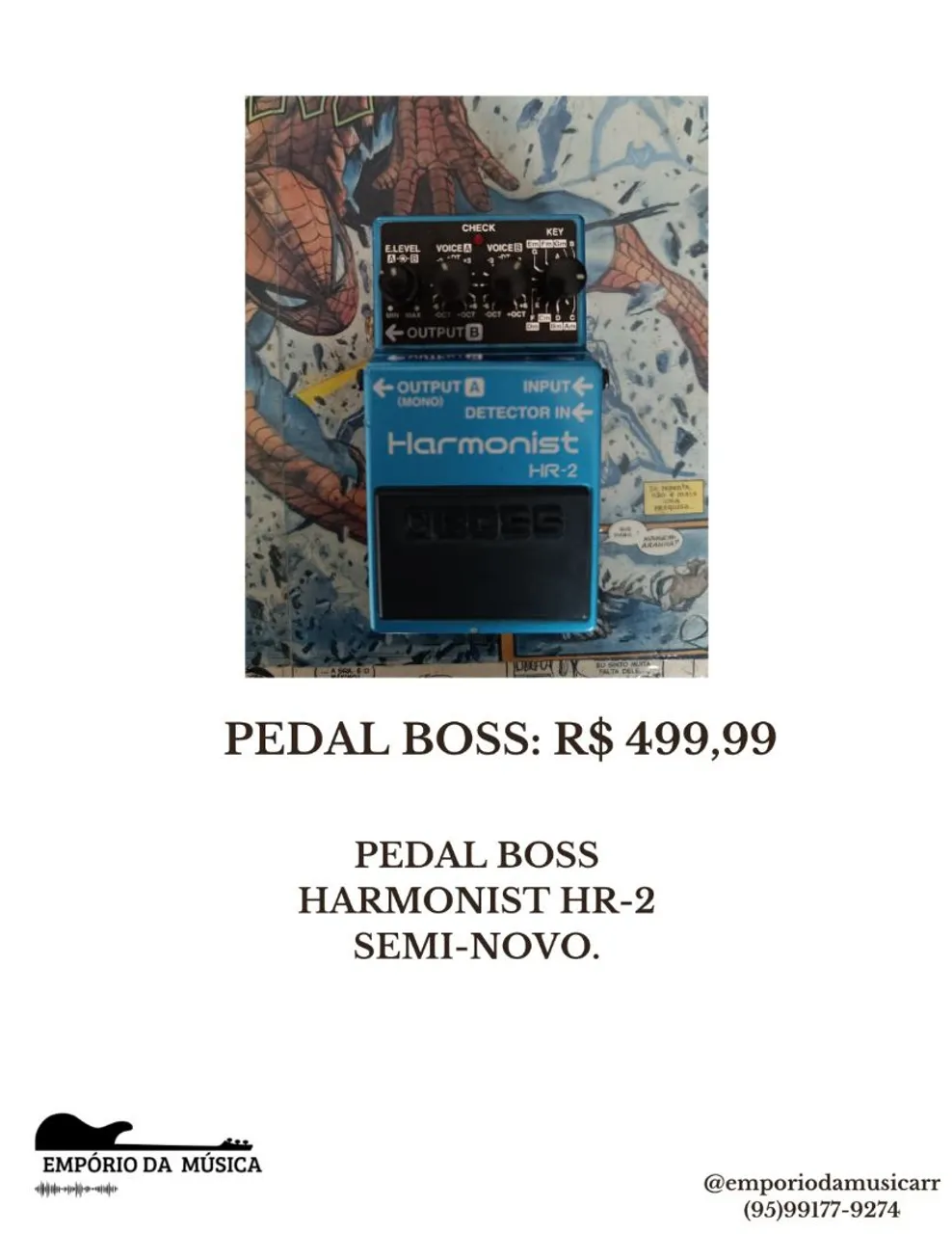Varios Pedais Boss Semi-Novo