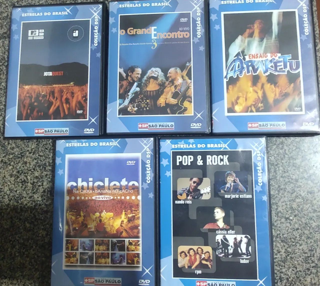 Lote dvds estrelas do Brasil 5 dvds . - Foto 2