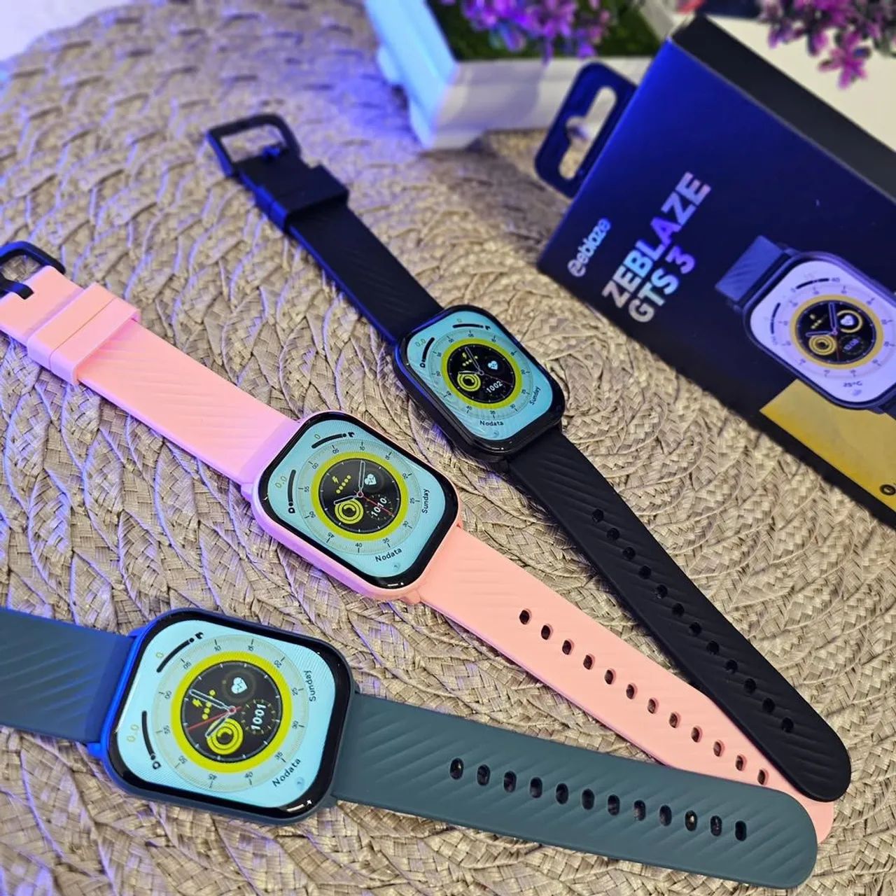 Zeblaze GTS 3 Ultra-big 2.03'Tela HD Smart Watch com 100+ Modos e 200+ Faces