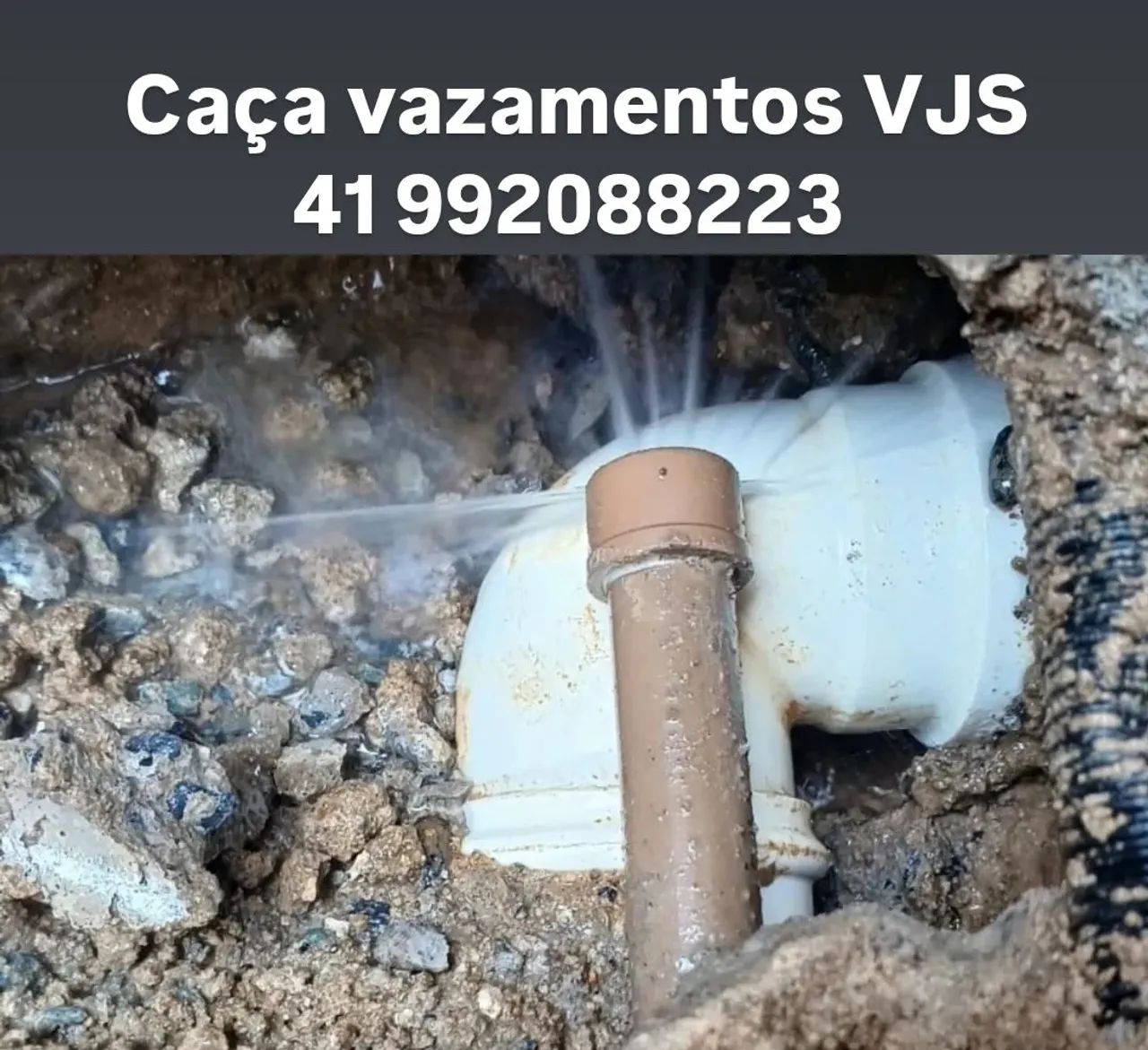 Caça vazamentos de água com aparelho GEOFONE
