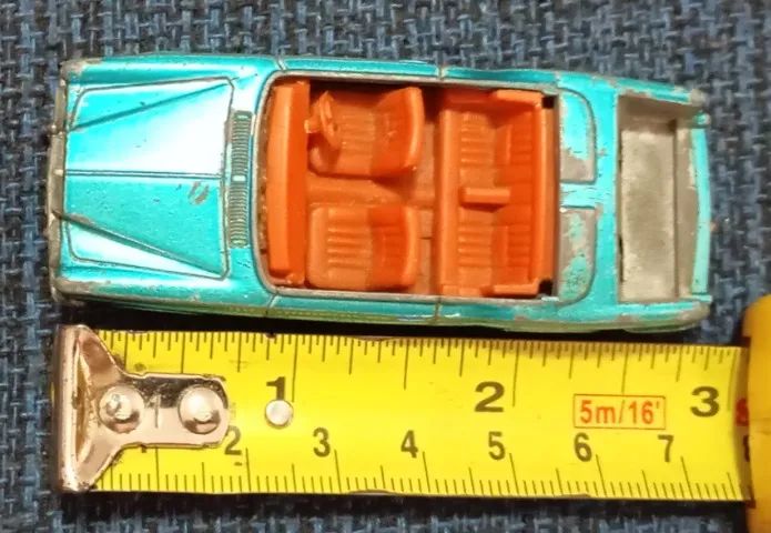 Miniatura Lesney Matchbox Nº 69 Rolls Royce Silver Shadow Coupé 1969