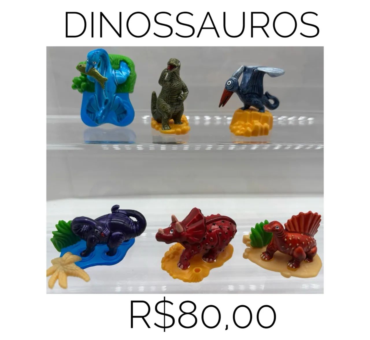 Coleção de Dinossauros kinder ovo