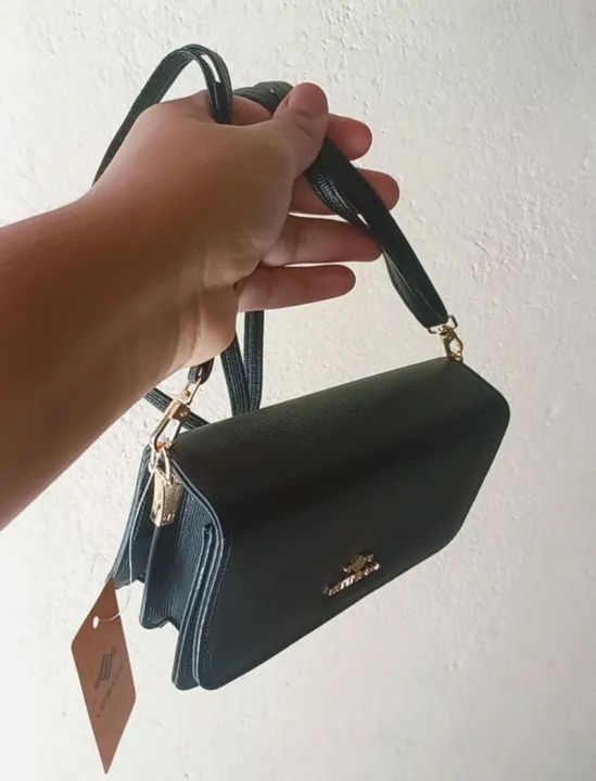 Bolsa feminina de ombro preta + Carteira - Foto 4