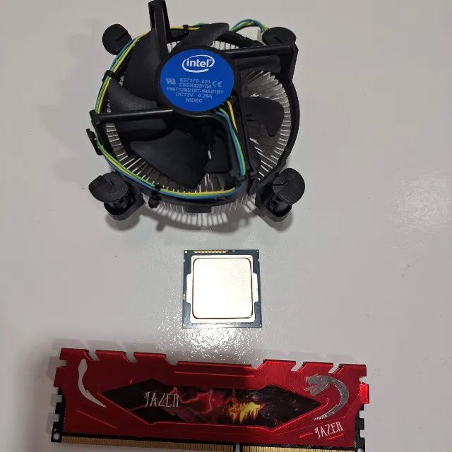 Kit Processador intel Core i3-4160 com cooler + Memória Ram DDR3 8GB 1600mhz Jazer - Foto 5