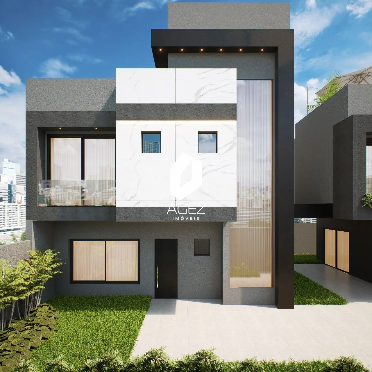 Sobrado novo no Boqueirão com terraço e quintal - 03 quartos suíte 02 vagas!