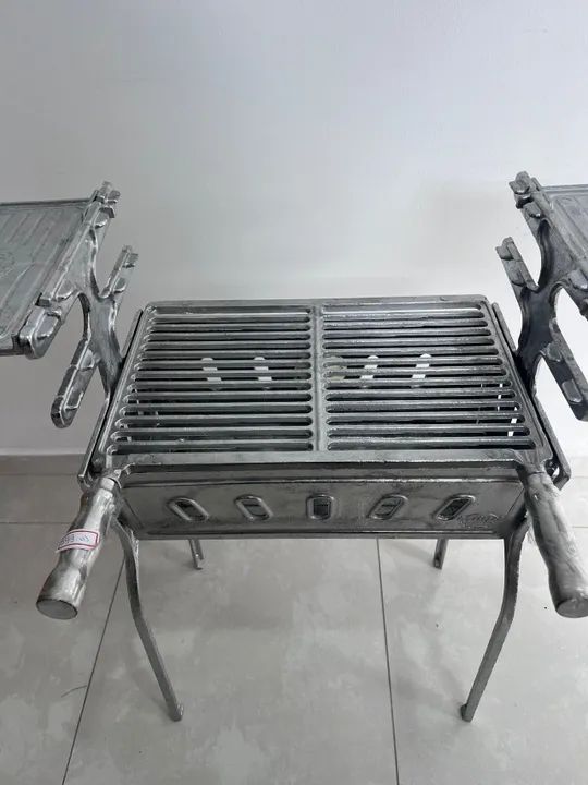 Churrasqueira de Alumínio Desmontável com Bandeja - Foto 3