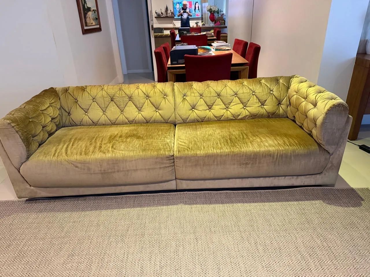 Sofá Estofados Jardim - 2,52m | Excelente Estado - Foto 4