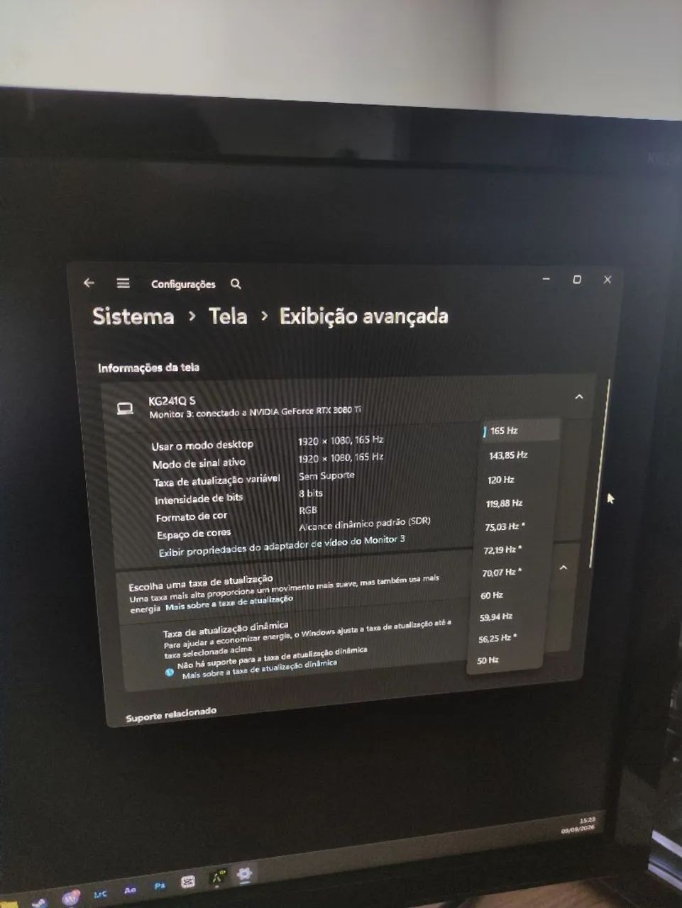 Monitor Gamer Acer 24 pol 165hz - Foto 3