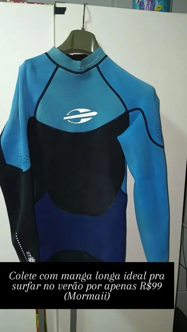 roupa de borracha pro verão 