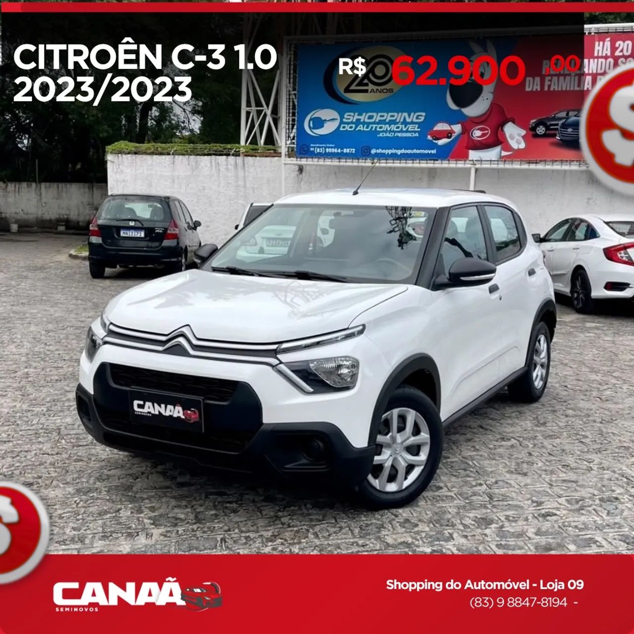 Citroën C3 LIVE 1.0 FLEX 6V 5P MEC. 2023