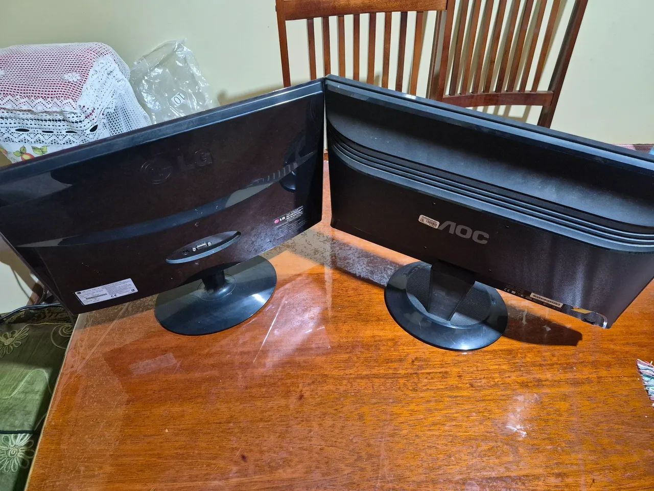 Monitores LG Flatron e AOC (Widescreen) - Foto 2