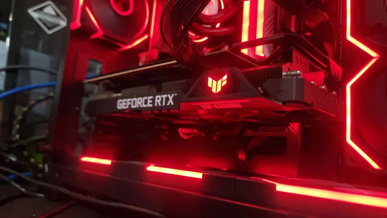 RTX 3060 12GB , triplo fan  asus tuf - Foto 2
