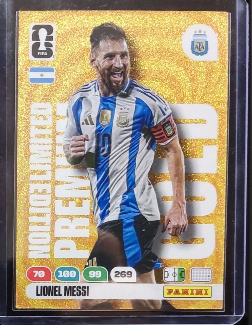 Card Adrenalyn LIMITED EDITION PREMIUM GOLD 