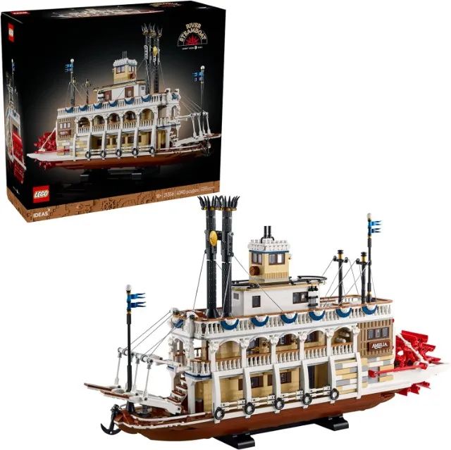 Lego® Ideas Barco Fluvial a Vapor 21356 (Lacrado) - Foto 3