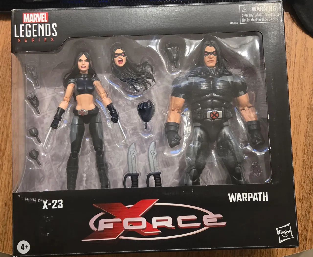 2 PACK X23 E APACHE MARVEL LEGENDS HASBRO