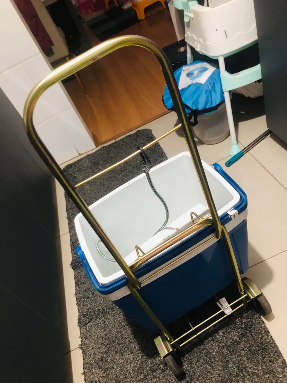 Kit cooler e carrinho dobrável  - Foto 4