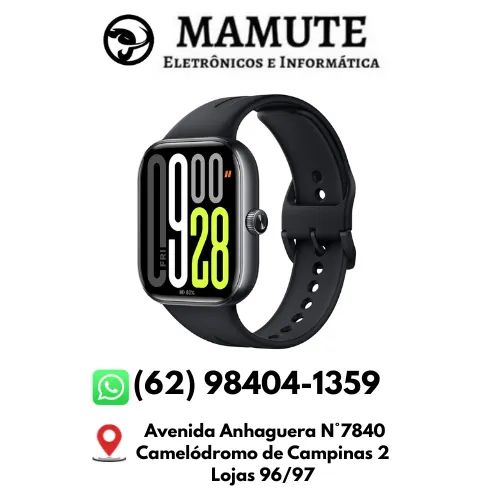 Relógio Smartwatch Xiaomi Redmi Watch 5 GPS Bluetooth HyperOS