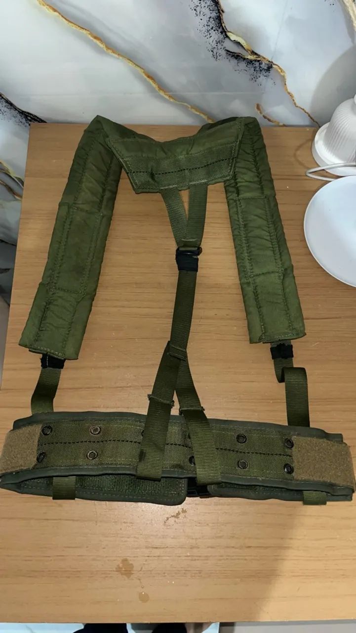 Cinto suspensório militar estilo pqd - Foto 2