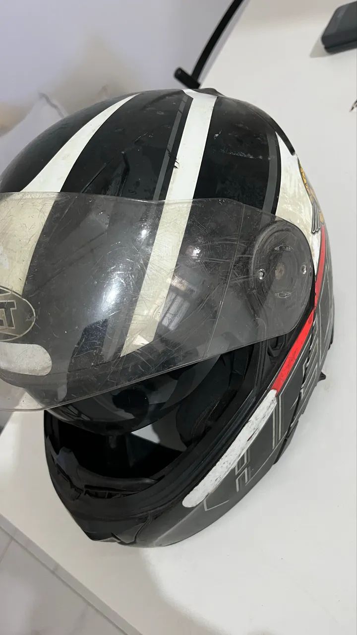 Capacete HELT Articulado com Óculos Interno - Foto 2