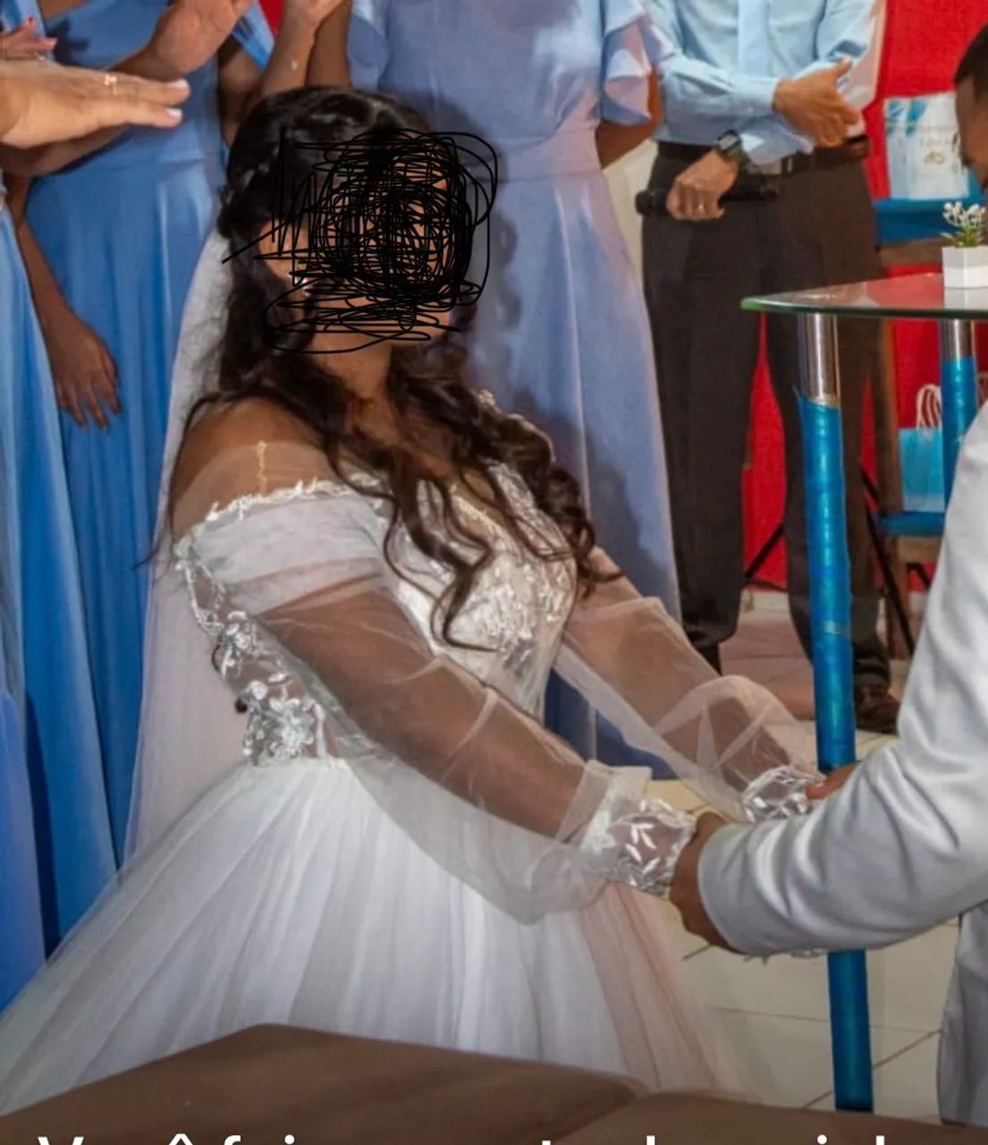 Vestido de noiva, com véu (Aluguel)  - Foto 2
