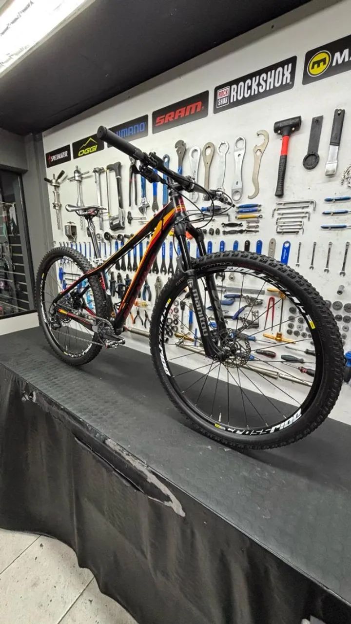 bicicleta merida de carbono 