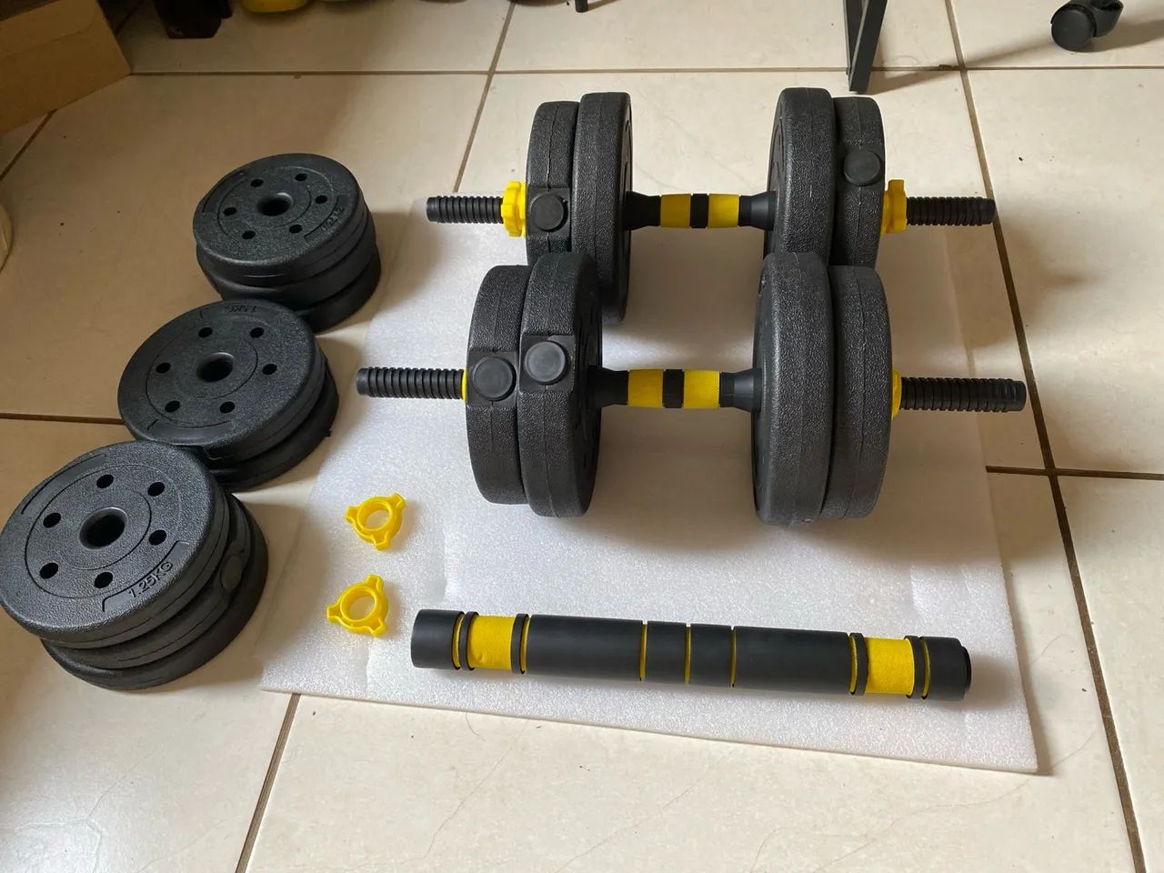 Kit Halteres Ajustáveis 30kg - Foto 4