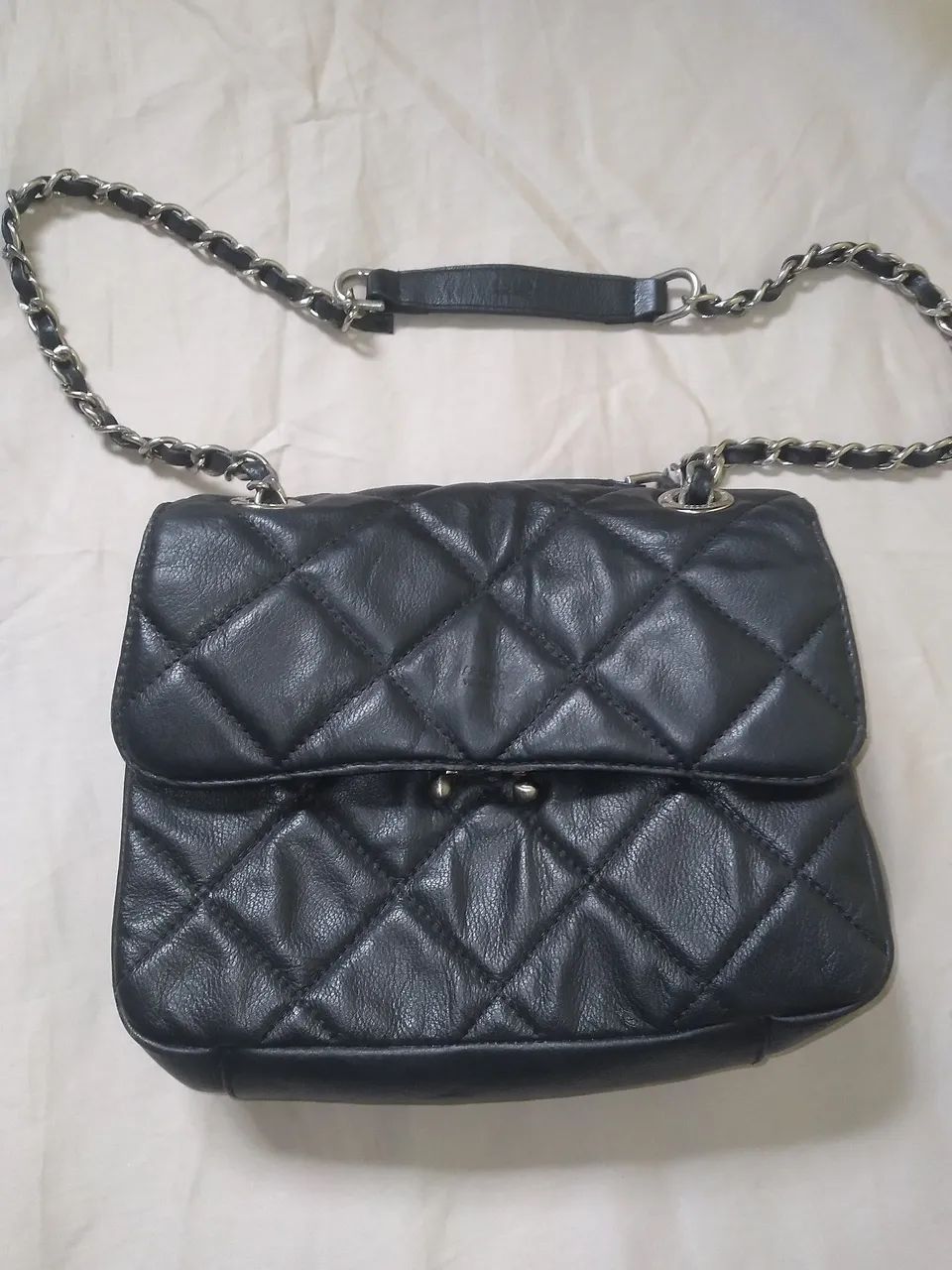 Bolsa Em Couro Arezzo Original 
