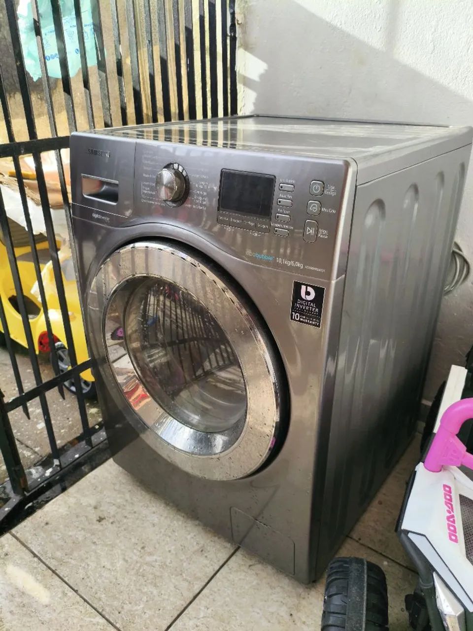 Vendo lava e seca Samsung semi nova - Foto 5