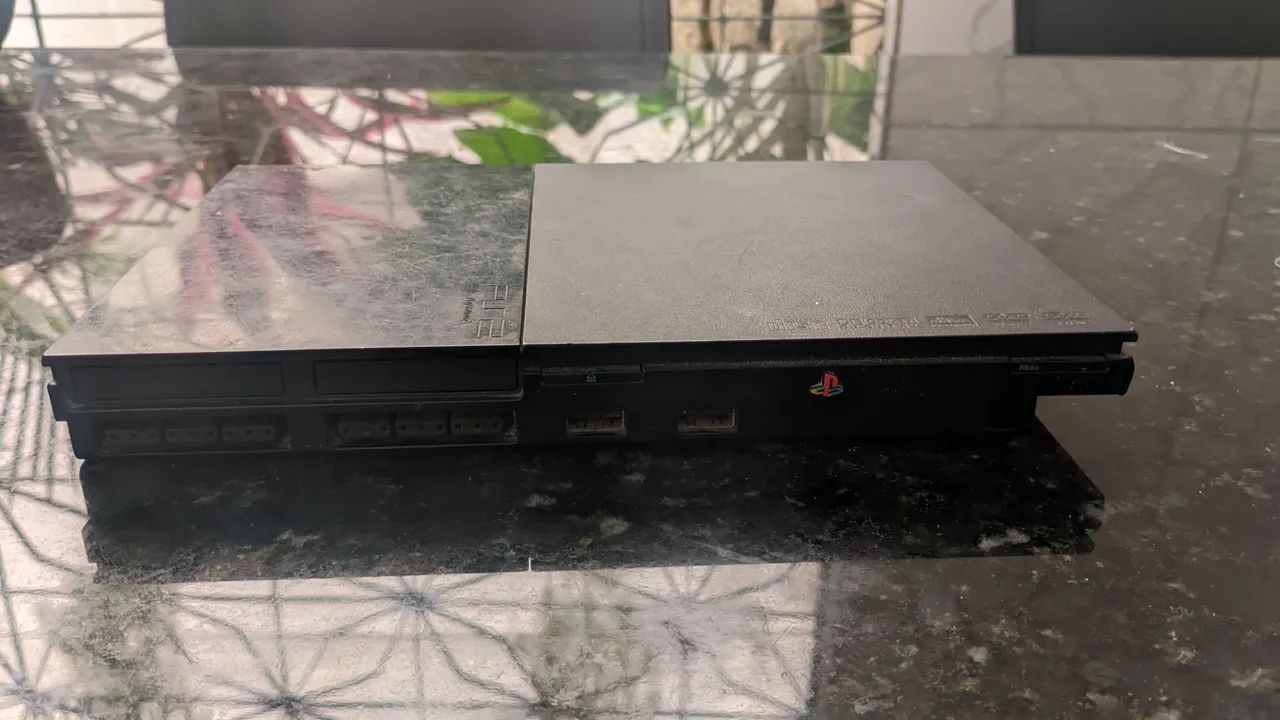 PlayStation 2 Slim + Controle e Cabos - Foto 3