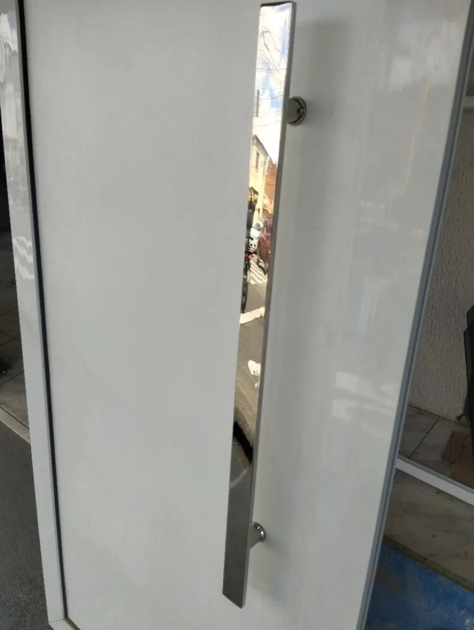 Porta de vidro com alumínio  - Foto 3