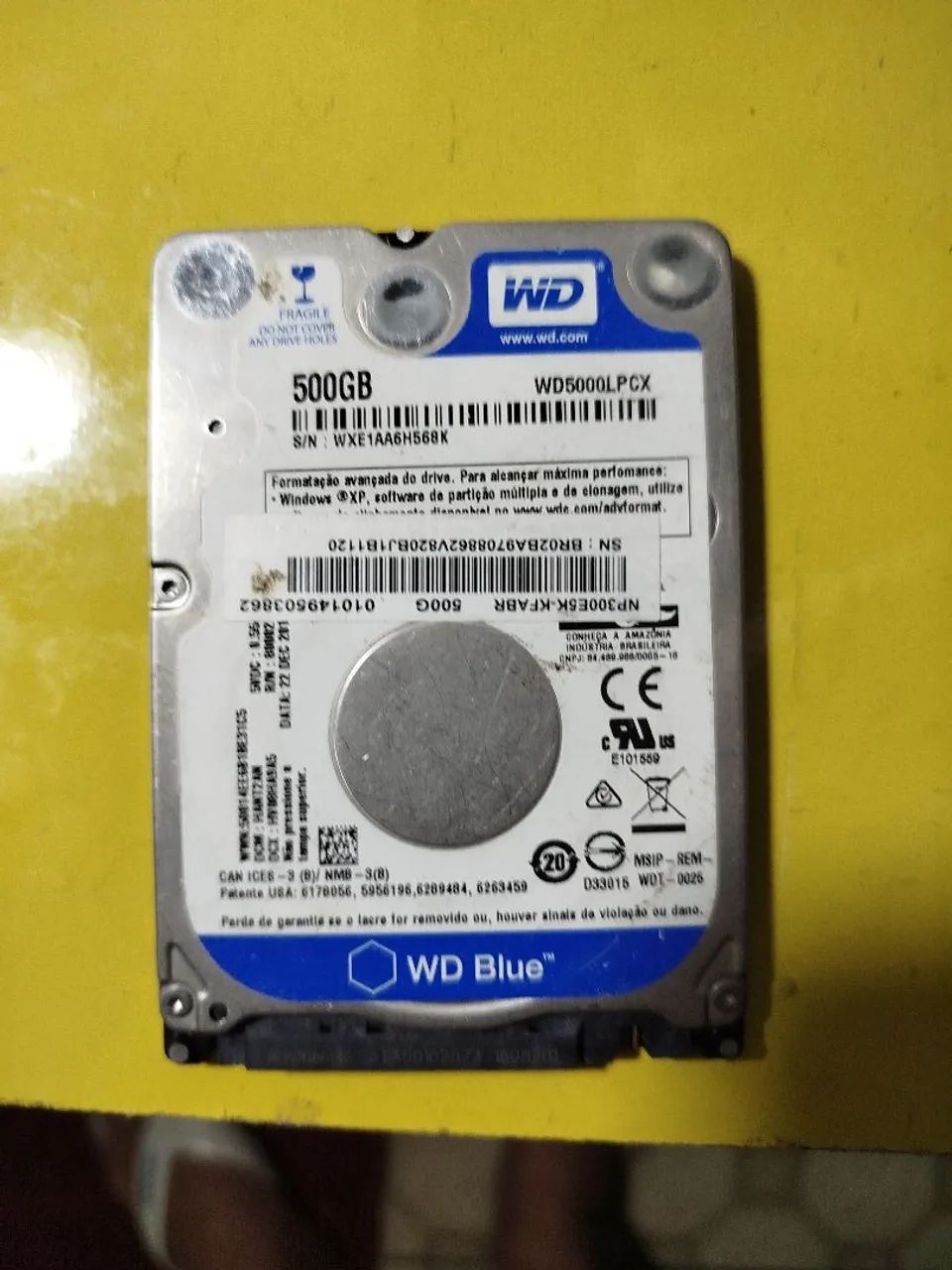 SSD SATA 500GB WD
