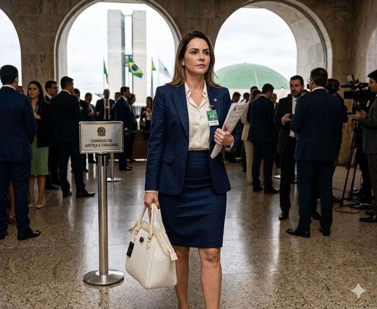 Bolsa Estilo LV Corsa - Elegante, Moderna e Premium - Foto 3