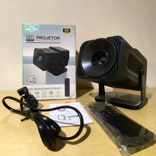 Projetor HY320 Android 11 Wi-Fi 6 Bluetooth 5.0 - Foto 3