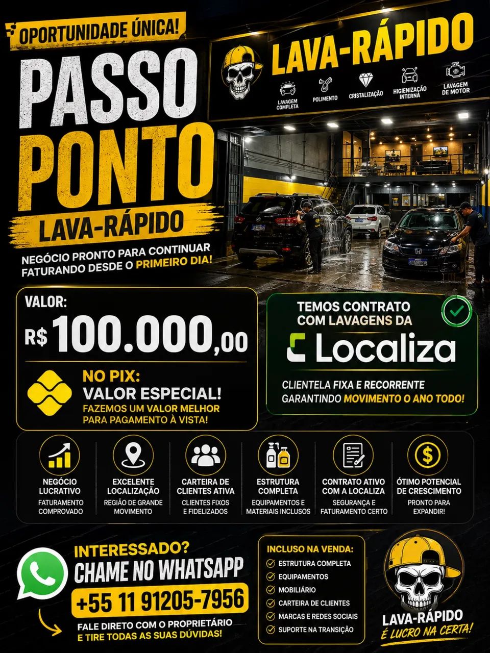 PASSO PONTO LAVA RÁPIDO 
