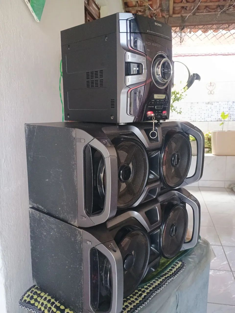 Mini System Sony MHC GPX7 em perfeito funcionamento e estado geral .. dublo USB..  - Foto 3