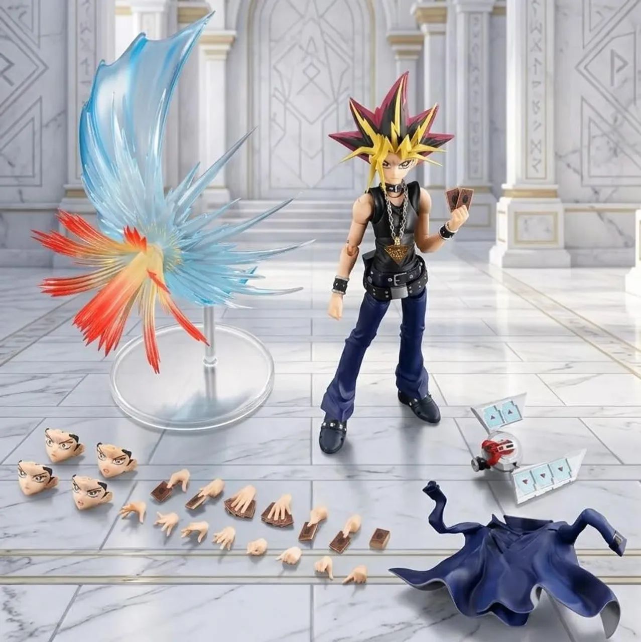 Yami Yugi Yu-Gi-Oh - S.H.Figuarts Bandai - NOVO - Foto 4