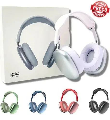Fone P9 Sem Fio Bluetooth - Ideal para Música, Games e Chamadas